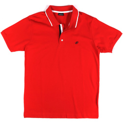 tekstylia Męskie Koszulki polo z krótkim rękawem Key Up 2Q711 0001 Czerwony