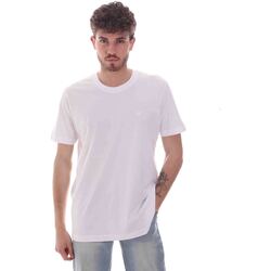 tekstylia Męskie T-shirty z krótkim rękawem Key Up 2M915 0001 Biały