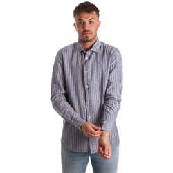 tekstylia Męskie Koszule z długim rękawem Antony Morato MMSL00520 FA420069 Niebieski