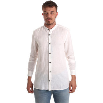 tekstylia Męskie Koszule z długim rękawem Antony Morato MMSL00547 FA400051 Biały