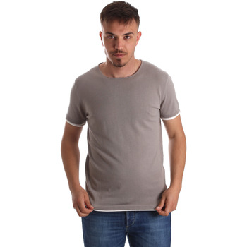 tekstylia Męskie T-shirty z krótkim rękawem Gaudi 911FU53007 Szary