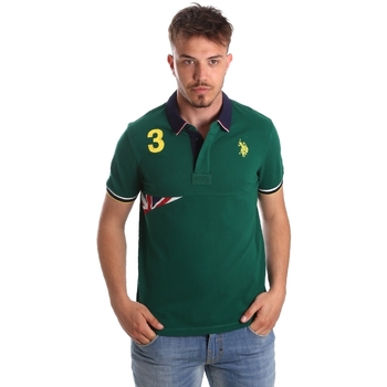 tekstylia Męskie T-shirty i Koszulki polo U.S Polo Assn. 41029 51252 Zielony