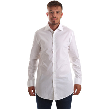 tekstylia Męskie Koszule z długim rękawem Byblos Blu 2MR0002 TE0054 Biały