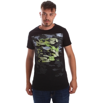 tekstylia Męskie T-shirty z krótkim rękawem Byblos Blu 2MT0017 TE0045 Czarny
