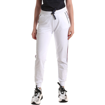 tekstylia Damskie Spodnie dresowe Ea7 Emporio Armani 3GTP54 TJ31Z Biały