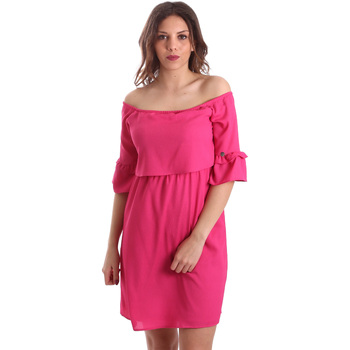 tekstylia Damskie Sukienki Gaudi 911BD15015 Różowy