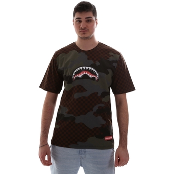 tekstylia Męskie T-shirty z krótkim rękawem Sprayground SP018SBRO Brązowy