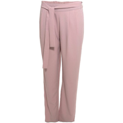 tekstylia Damskie Spodnie z lejącej tkaniny / Alladynki Smash S1829415 Różowy