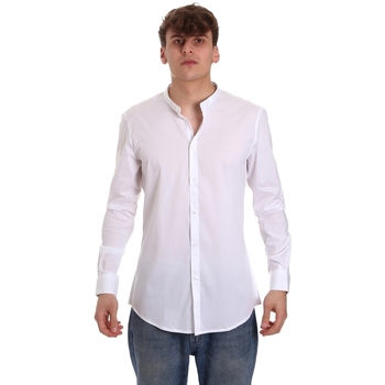 tekstylia Męskie Koszule z długim rękawem Gaudi 011BU45013 Biały