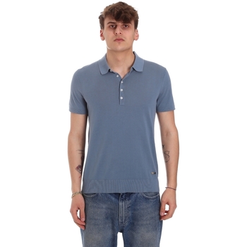 tekstylia Męskie Koszulki polo z krótkim rękawem Gaudi 011BU53011 Niebieski