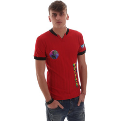 tekstylia Męskie T-shirty z krótkim rękawem Versace B3GVB71410618537 Czerwony