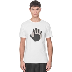 tekstylia Męskie T-shirty z krótkim rękawem Antony Morato MMKS01765 FA100144 Biały