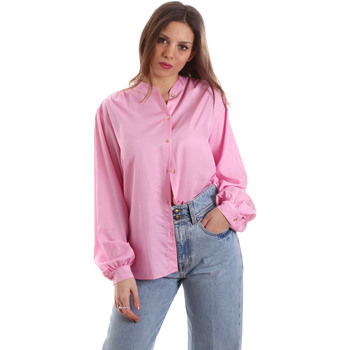 tekstylia Damskie Koszule Versace B0HVB62307619445 Różowy
