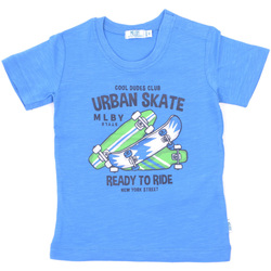 tekstylia Chłopiec T-shirty z krótkim rękawem Melby 20E7370 Niebieski