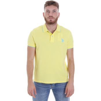 tekstylia Męskie T-shirty i Koszulki polo U.S Polo Assn. 58561 41029 Żółty