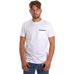 tekstylia Męskie T-shirty z krótkim rękawem Antony Morato MMKS01798 FA100212 Biały