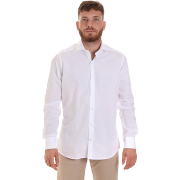 tekstylia Męskie Koszule z długim rękawem Les Copains 000.006 P3196SL Biały