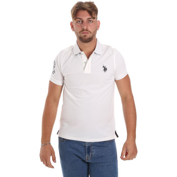 tekstylia Męskie T-shirty i Koszulki polo U.S Polo Assn. 55985 41029 Biały