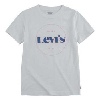 tekstylia Chłopiec T-shirty z krótkim rękawem Levi's 9ED415-001 Biały