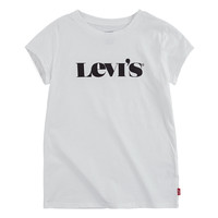 tekstylia Dziewczynka T-shirty z krótkim rękawem Levi's MODERN VINTAGE SERIF TEE Biały