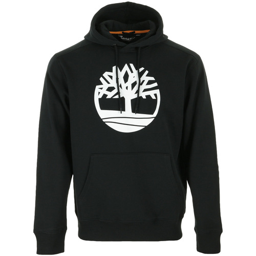 tekstylia Męskie Bluzy Timberland Core Tree Logo Pull Over Hoodie Czarny