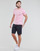 tekstylia Męskie T-shirty z krótkim rękawem Polo Ralph Lauren T-SHIRT AJUSTE COL ROND EN COTON LOGO PONY PLAYER Różowy