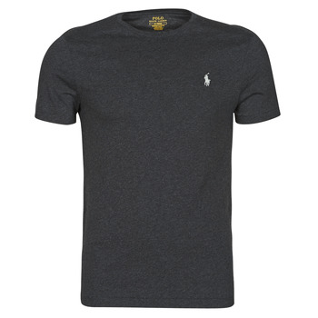tekstylia Męskie T-shirty z krótkim rękawem Polo Ralph Lauren T-SHIRT AJUSTE COL ROND EN COTON LOGO PONY PLAYER Czarny