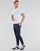 tekstylia Męskie T-shirty z krótkim rękawem Polo Ralph Lauren T-SHIRT AJUSTE COL ROND EN COTON LOGO PONY PLAYER Biały