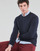 tekstylia Męskie Swetry Polo Ralph Lauren PULL COL ROND AJUSTE EN COTON PIMA LOGO PONY PLAYER Niebieski
