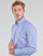 tekstylia Męskie Koszule z długim rękawem Polo Ralph Lauren CHEMISE AJUSTEE EN POPLINE DE COTON COL BOUTONNE  LOGO PONY PLAY Niebieski / Biały