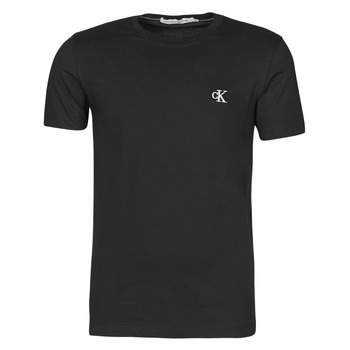tekstylia Męskie T-shirty z krótkim rękawem Calvin Klein Jeans YAF Czarny