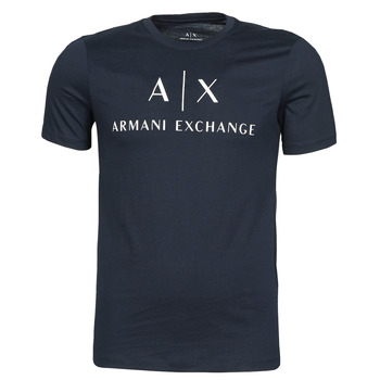 tekstylia Męskie T-shirty z krótkim rękawem Armani Exchange 8NZTCJ-Z8H4Z Marine