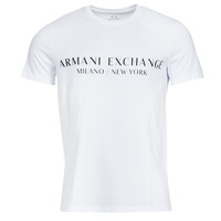 tekstylia Męskie T-shirty z krótkim rękawem Armani Exchange 8NZT72-Z8H4Z Biały