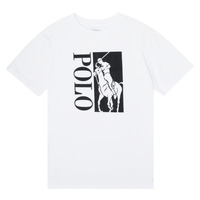 tekstylia Chłopiec T-shirty z krótkim rękawem Polo Ralph Lauren CROPI Biały