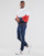 tekstylia Męskie Kurtki krótkie Tommy Jeans TJM LIGHTWEIGHT POPOVER JACKET Biały / Czerwony / Marine