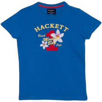 tekstylia Chłopiec T-shirty z krótkim rękawem Hackett HK500152-545 Niebieski