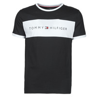 tekstylia Męskie T-shirty z krótkim rękawem Tommy Hilfiger CN SS TEE LOGO FLAG Marine