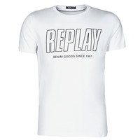 tekstylia Męskie T-shirty z krótkim rękawem Replay M3395-2660 Biały