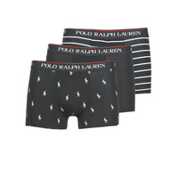 Bielizna Męskie Bokserki Polo Ralph Lauren CLASSIC TRUNK X3 Czarny / Biały / Czarny