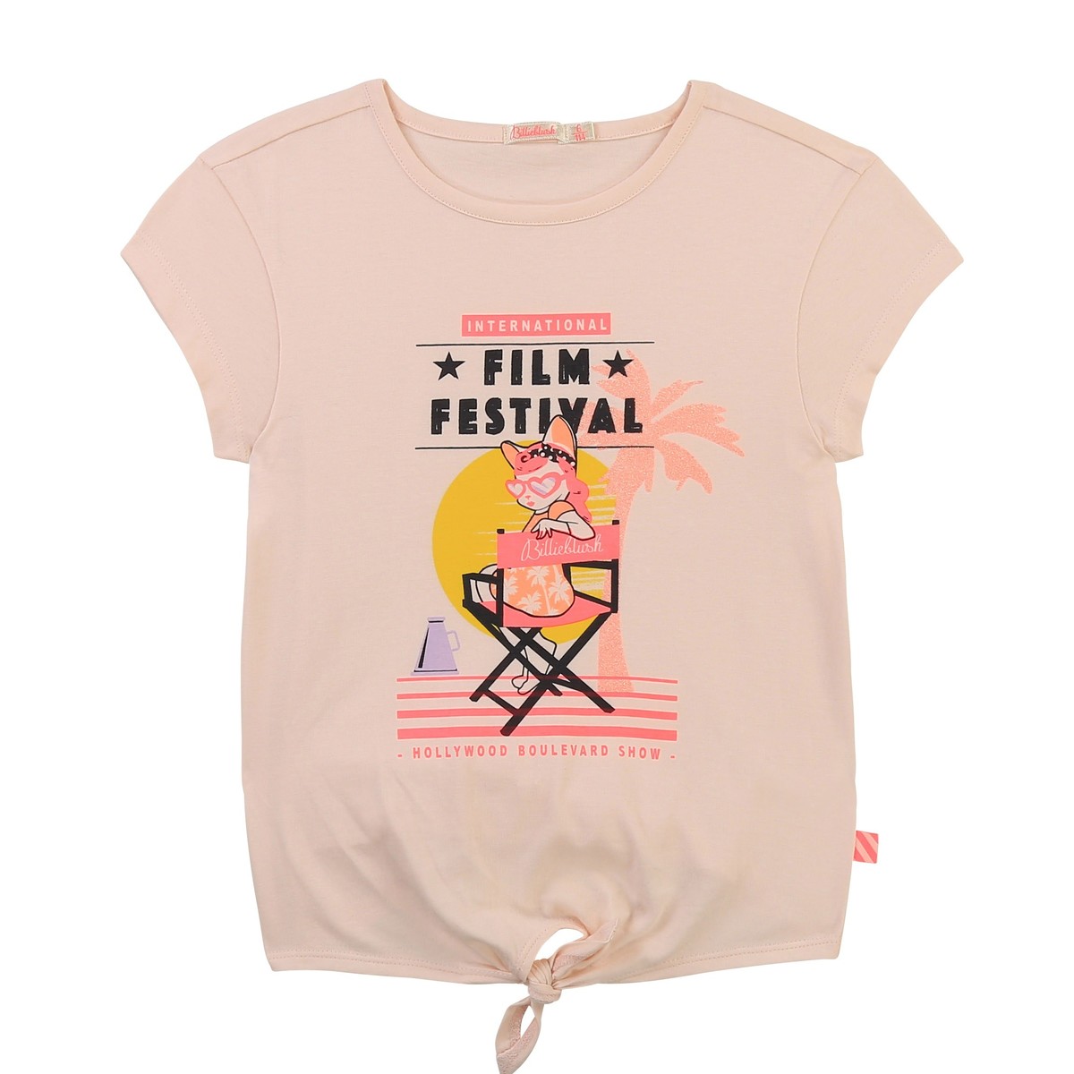 tekstylia Dziewczynka T-shirty z krótkim rękawem Billieblush U15852-44F Różowy