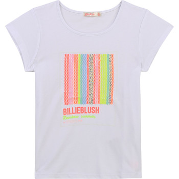 tekstylia Dziewczynka T-shirty z krótkim rękawem Billieblush U15857-10B Biały