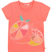 tekstylia Dziewczynka T-shirty z krótkim rękawem Billieblush U15864-499 Różowy