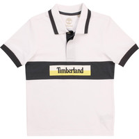 tekstylia Chłopiec Koszulki polo z krótkim rękawem Timberland DOTTO Biały