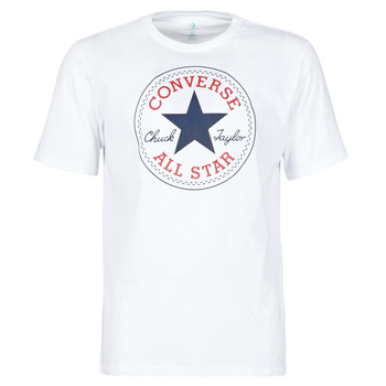 tekstylia Męskie T-shirty z krótkim rękawem Converse NOVA CHUCK PATCH TEE Biały