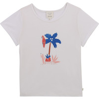 tekstylia Dziewczynka T-shirty z krótkim rękawem Carrément Beau Y15383-10B Biały