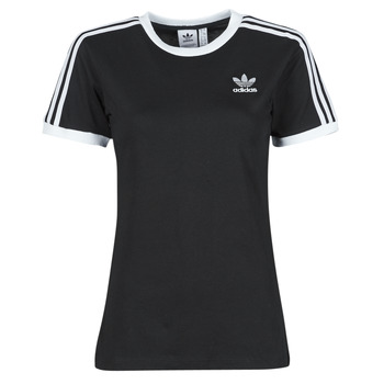 tekstylia Damskie T-shirty z krótkim rękawem adidas Originals 3 STRIPES TEE Czarny
