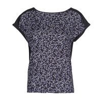 tekstylia Damskie T-shirty z krótkim rękawem Esprit MODAL PRINT Niebieski