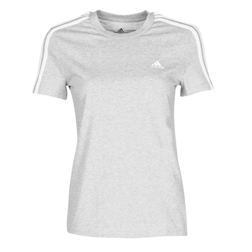 tekstylia Damskie T-shirty z krótkim rękawem Adidas Sportswear W 3S T Szary