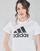 tekstylia Damskie T-shirty z krótkim rękawem Adidas Sportswear W BL T Biały