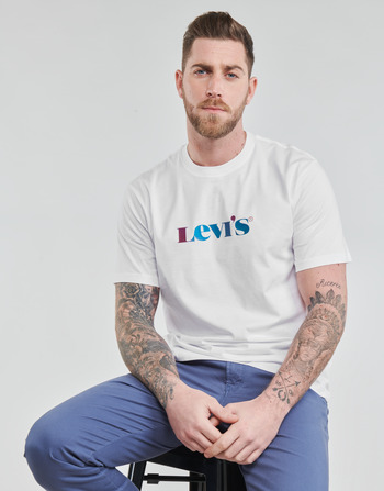 Levi's SS RELAXED FIT TEE Biały